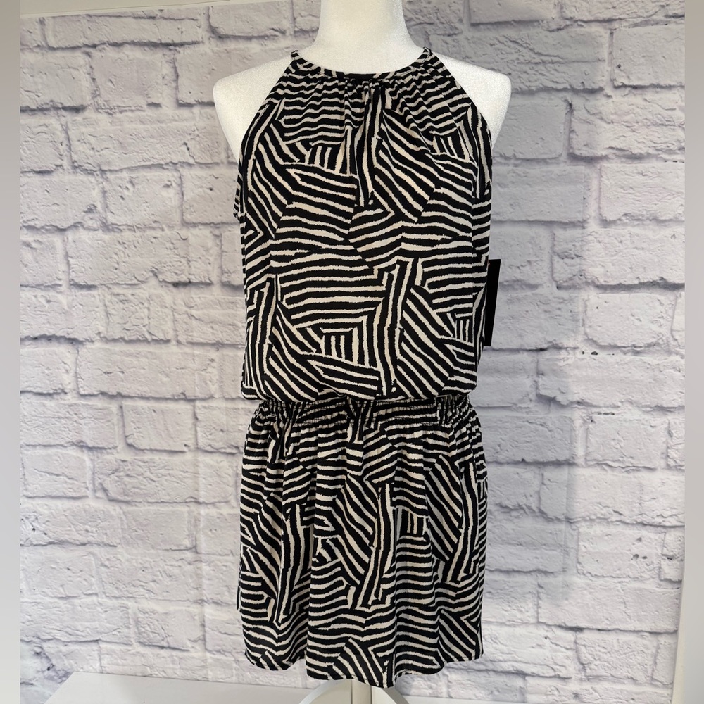 NWT๐คฉ Veronica M Zebra Print Mini Dress S